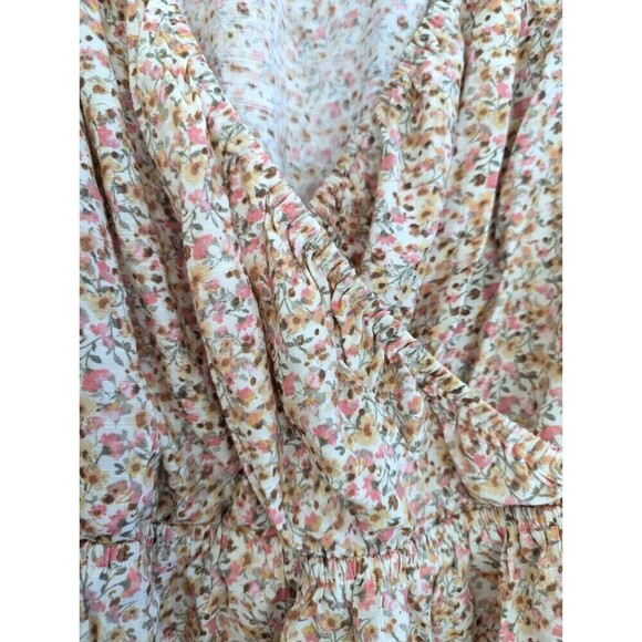 Lane Bryant Blouse Womens Plus Size 18 Floral Peplum Top - Picture 4 of 11